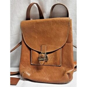 American Angel  NEW ERA XXI‎  Brown Leather adjustable strap Backpack Bag